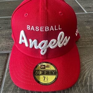 New Era Angels Red Baseball Cap